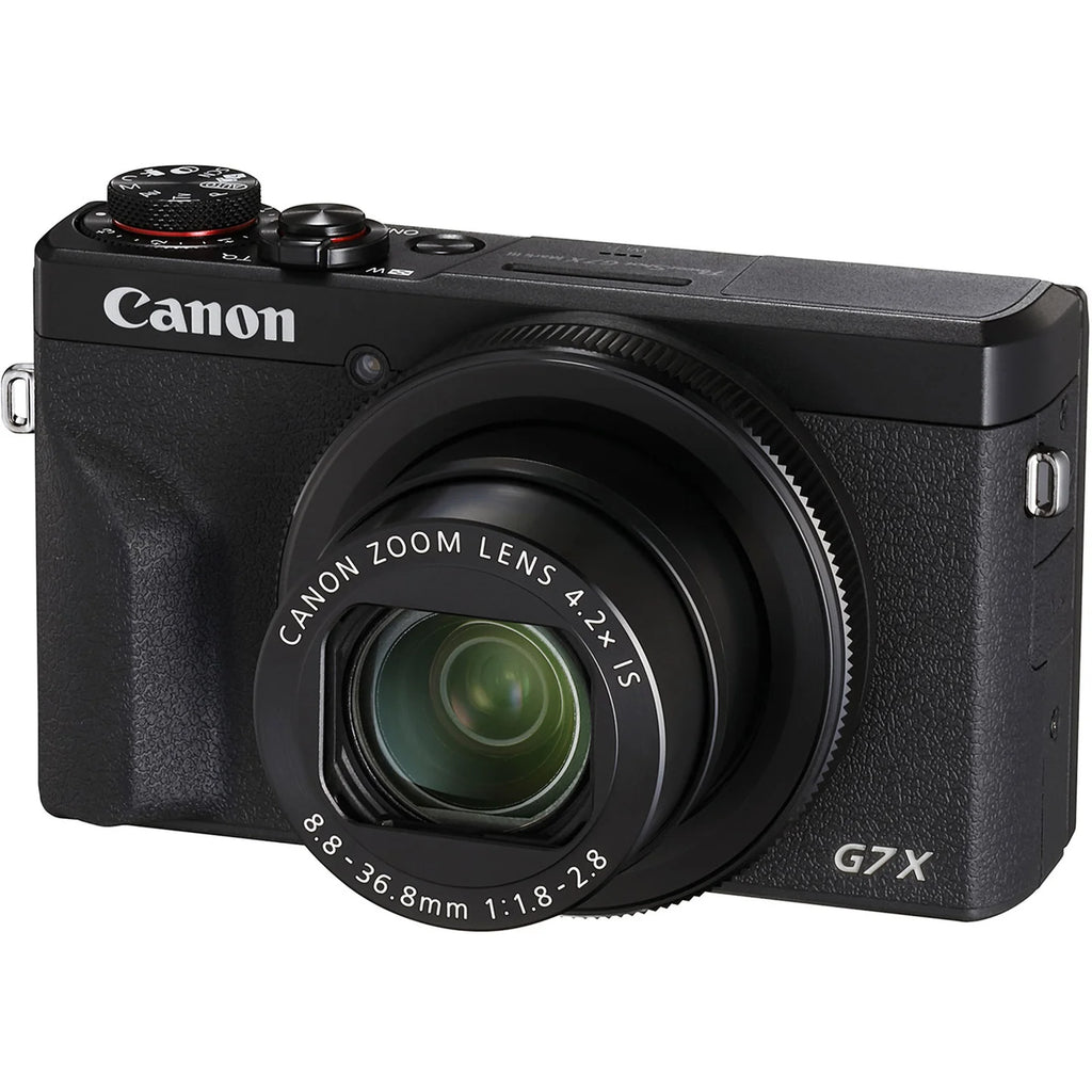 Canon PowerShot G7 X Mark III – 20.1MP Compact Digital Vlogging Camera | 4K UHD Video | Black | For YouTube & Social Media